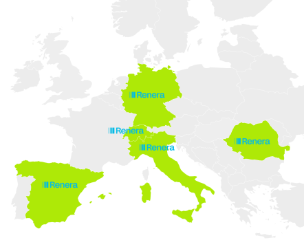 Renera Gruppe in fünf Ländern